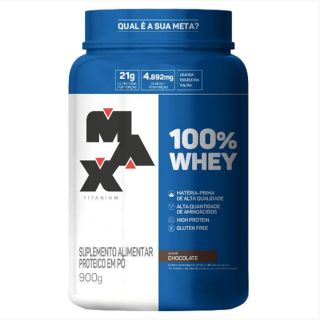 100% Whey 900g (Chocolate) - Max Titanium