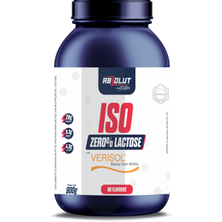 Whey Isolado ZERO LACTOSE (Sem Sabor) 900g - Absolute Nutrition