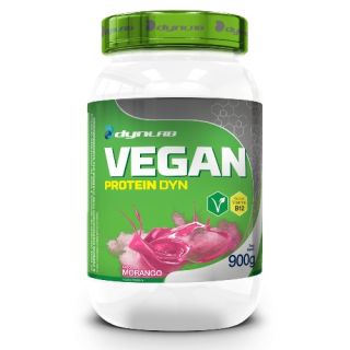 Vegan Protein Dyn (Morango) 900g - Dynamic Lab